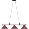 54'' 3LT BILLIARD LIGHT- ANTIQUE BRASS