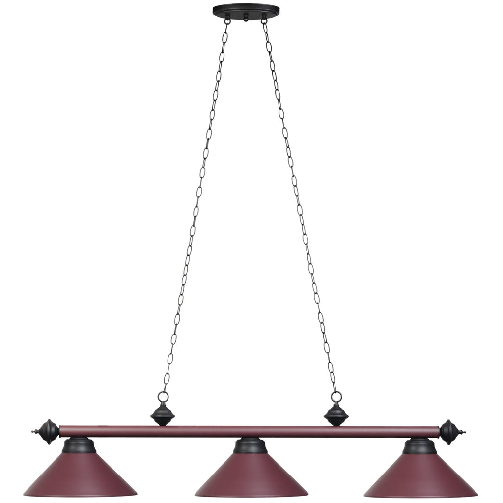 54'' 3LT BILLIARD LIGHT- ANTIQUE BRASS