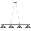 78'' 4 LT BILLIARD LIGHT-MATTE BLK/ MATTE BLACK