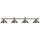 78'' 4 LT BILLIARD LIGHT-STAINLESS