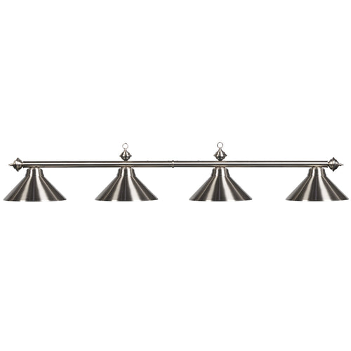 78'' 4 LT BILLIARD LIGHT-STAINLESS