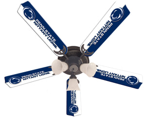 PENN STATE CEILING FAN - 52'' NAVY BLUE/WHITE - PSUFAN100-52
