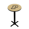 PURDUE PEDESTAL PUB TABLE ATHLETIC GOLD - PURPTB111