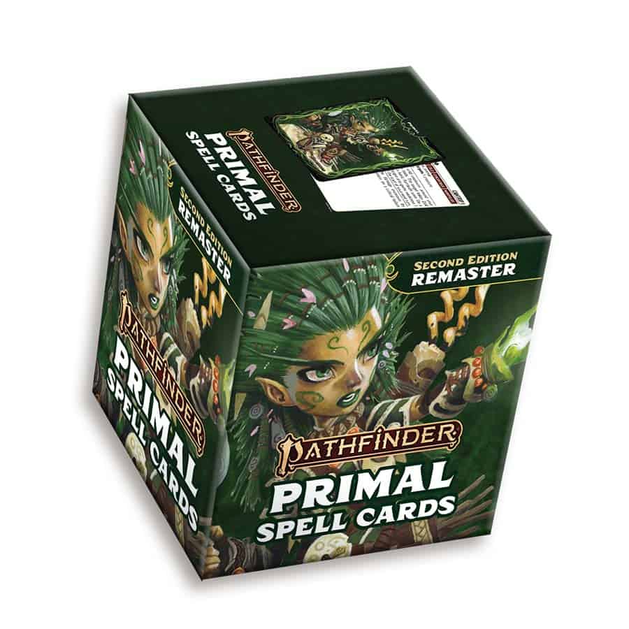 Paizo Publishing -  Pathfinder Rpg (2E): Primal Spell Cards (Remastered)