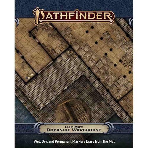 Paizo Publishing -  Pathfinder (2E): Flip-Mat: Dockside Warehouse Pre-Order
