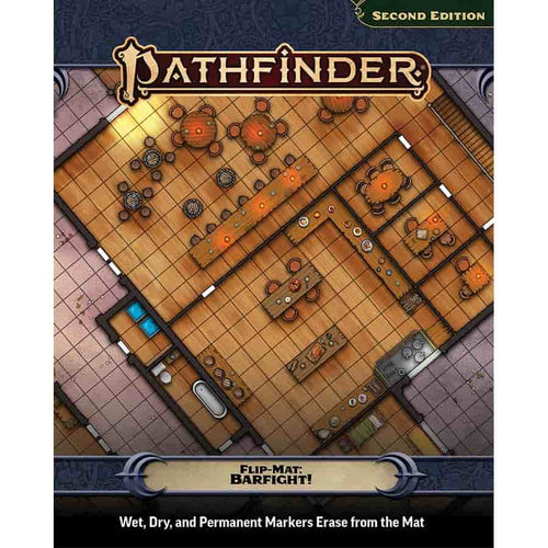 Paizo Publishing -  Pathfinder (2E): Flip-Mat: Barfight! Pre-Order