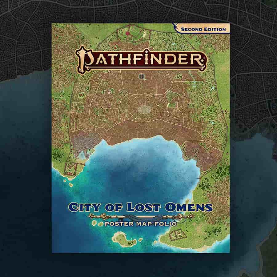 Paizo Publishing -  Pathfinder Rpg (2E): Lost Omens: Shining Kingdoms: Poster Map Archive Pre-Order