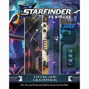 Paizo Publishing -  Starfinder Rpg (2E): Flip-Mat: Cityscape Multi-Pack