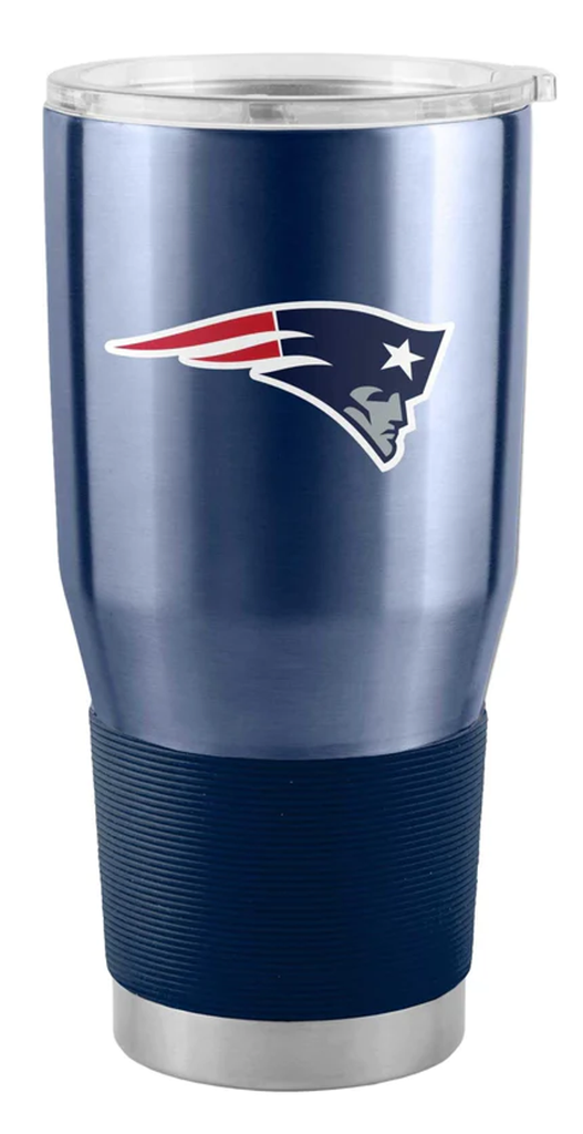 New England Patriots Travel Tumbler 30oz Stainless Steel - Logo Brands
