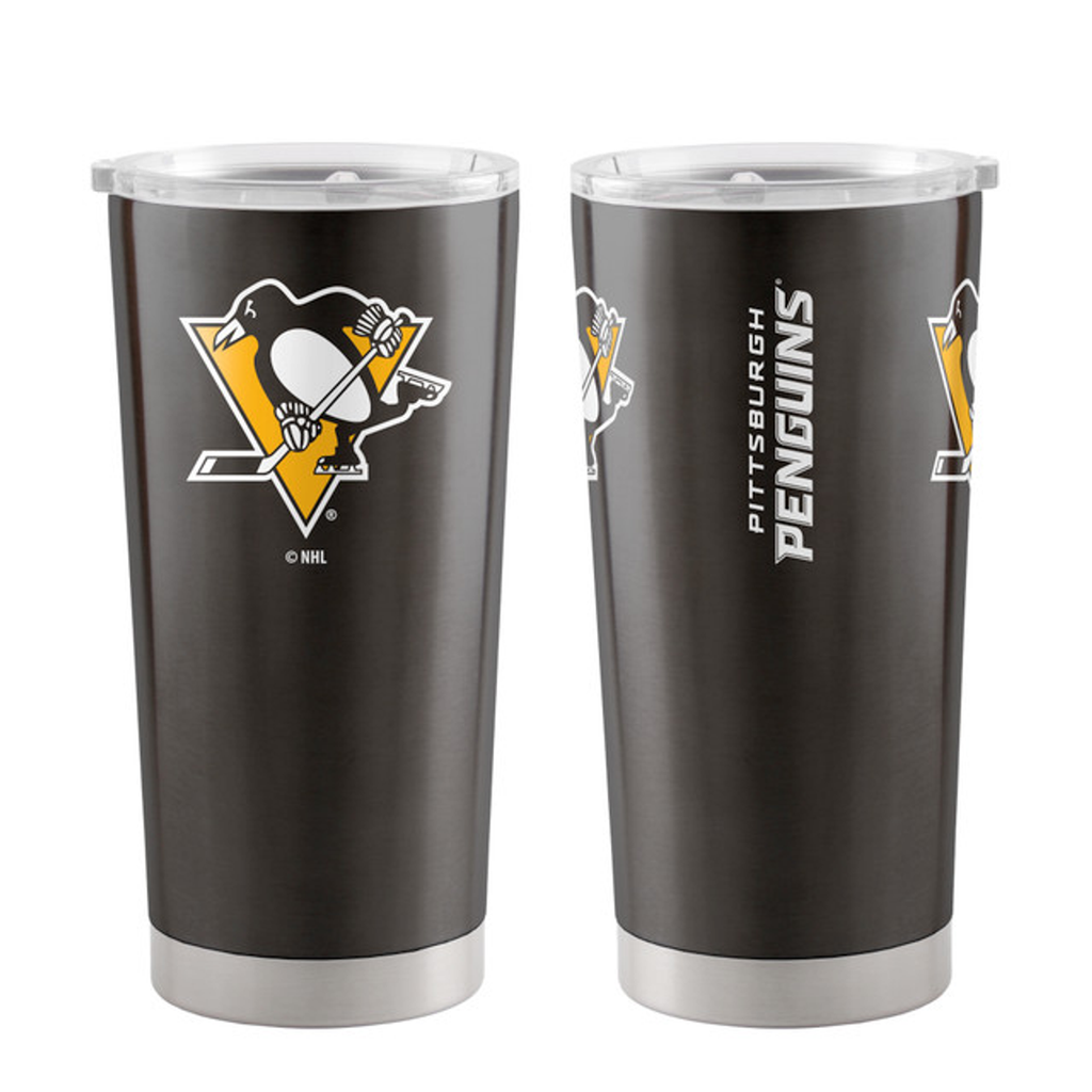 Pittsburgh Penguins Travel Tumbler 20oz Stainless Steel - Logo Brands