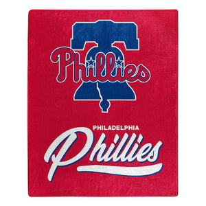 Philadelphia Phillies Blanket 50x60 Raschel Signature Design - the Northwest Company