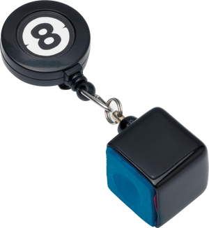 Magnetic QCBC Belt Clip Pocket Chalker  - Black 8 Ball Chalk Holders