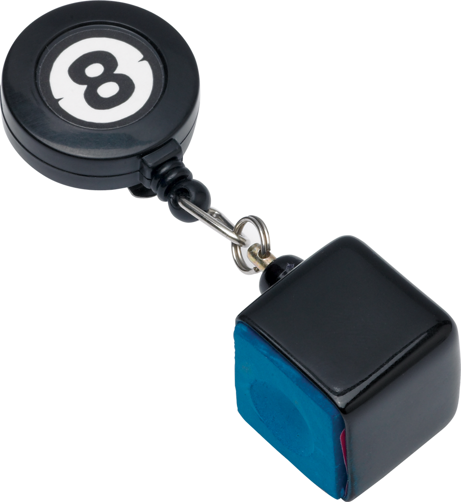 Magnetic QCBC Belt Clip Pocket Chalker  - Black 8 Ball Chalk Holders