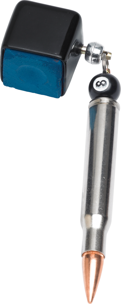 Silver QCSBPC Bullet Chalker - Black Chalk Holders