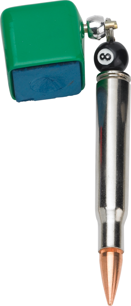 Silver QCSBPC Bullet Chalker - Green Chalk Holders