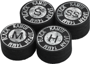 Kamui QTKBLK Black Pool Cue Tip - MEDIUM Cue Tips