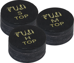 Longoni QTLFB Fugi Black Pool Cue Tip - SOFT Cue Tips