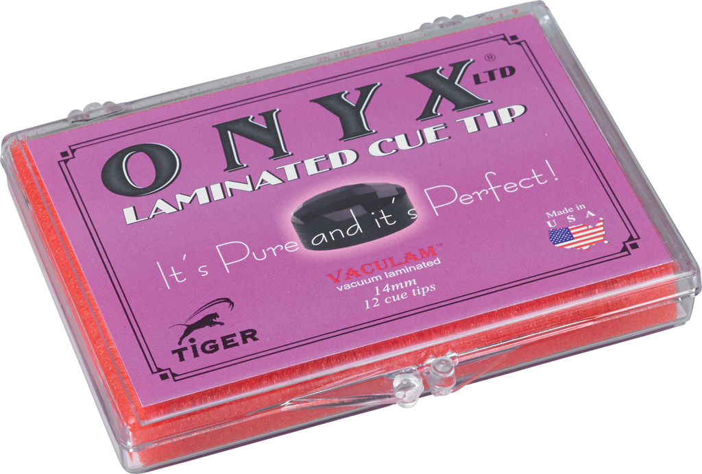 Tiger QTTON12 Onyx Pool Cue Tip Cue Tips