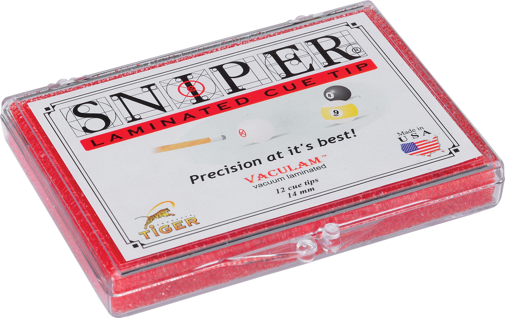 Tiger Sniper QTTSNP12 Pool Cue Tip Cue Tips