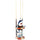 SHARK-BLUE POOL CUE HOLER