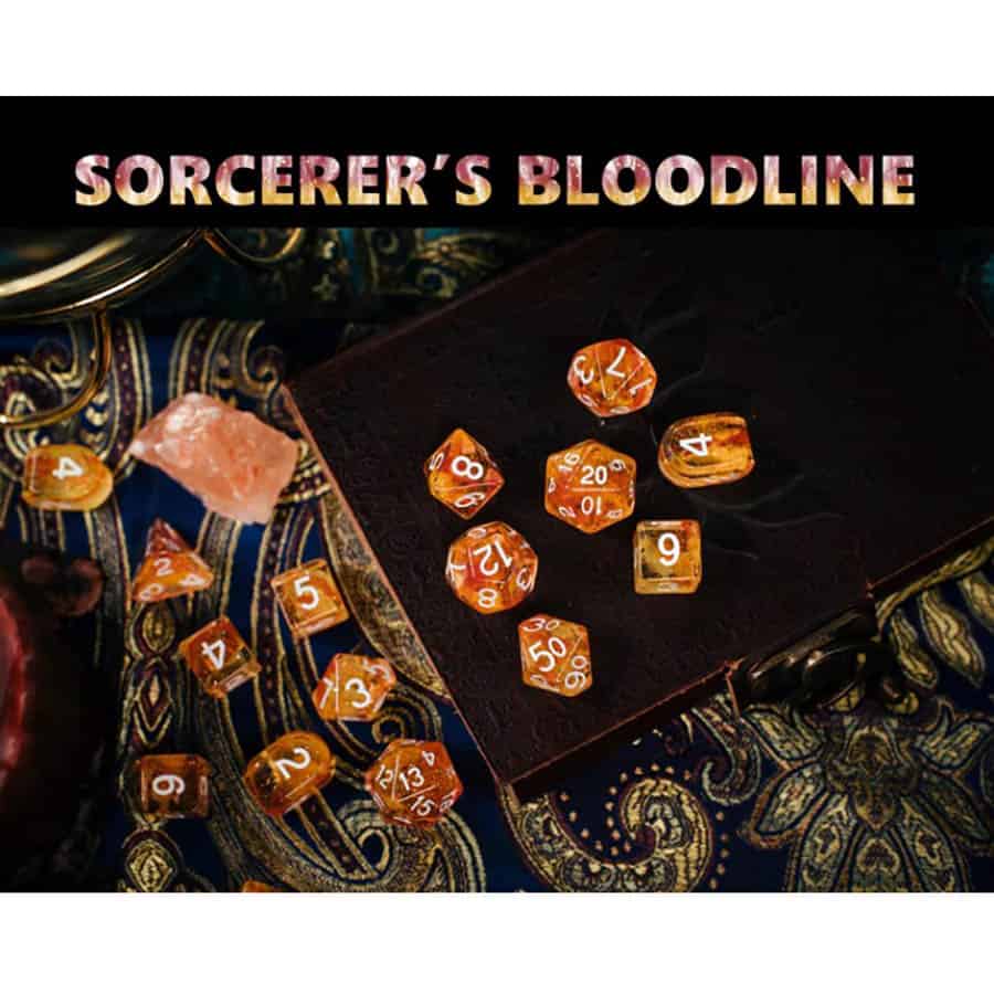 Role 4 Initiative Llc -  7Ct Dice Set With Arch'd4: Classes And Creatures Collection: Diffusion: Sorcerer's Bloodline (Special Reserve)