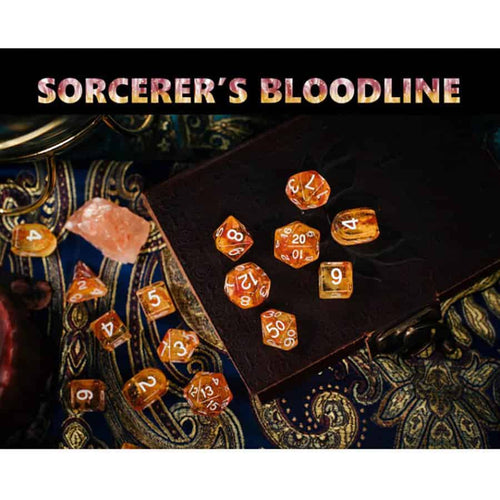 Role 4 Initiative Llc -  7Ct Dice Set With Arch'd4: Classes And Creatures Collection: Diffusion: Sorcerer's Bloodline (Special Reserve)