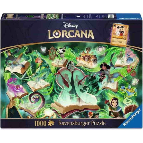 Ravensburger -  Disney Lorcana: Glimmers Of The Realm Puzzle: Emerald (1000Pc)