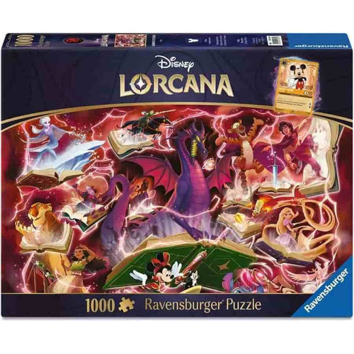 Ravensburger -  Disney Lorcana: Glimmers Of The Realm Puzzle: Ruby (1000Pc)
