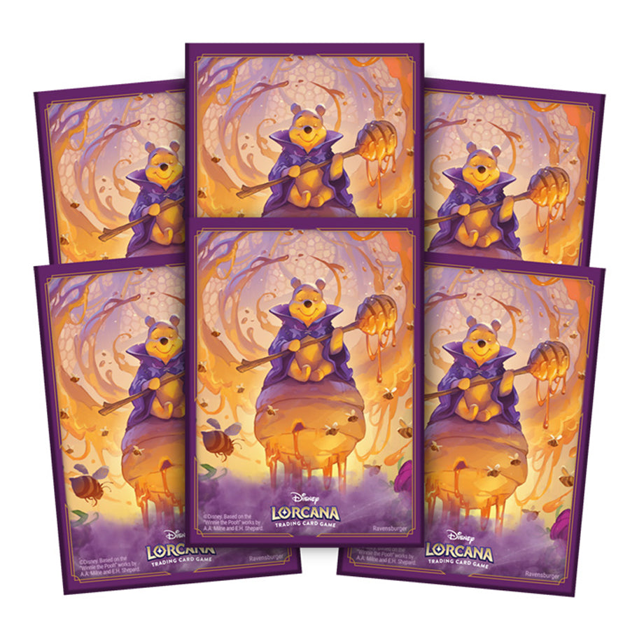 Ravensburger -  Lorcana Set 6: Azurite Sea: Sleeves: Pooh (65Ct)