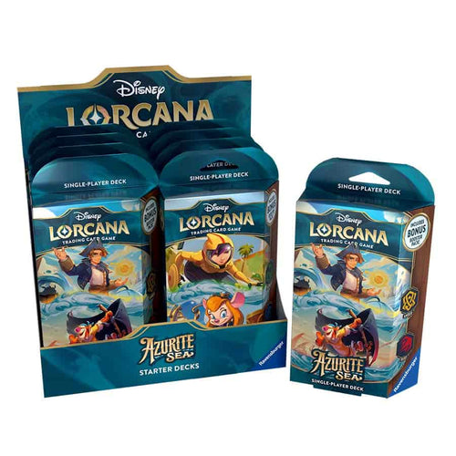 Ravensburger -  Lorcana Set 6: Azurite Sea: Starter Deck Assortment (8Ct Case)