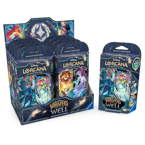 Ravensburger -  Lorcana: Set 10 Whispers In The Well: Starter Deck Display (8Ct Case)