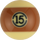 Aramith RBATPC 15 Tournament Replacement Ball  - 15 Billiard Balls