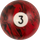 Action RBBM Black Marble Replacement Ball - 3 Billiard Balls