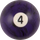 Action RBBM Black Marble Replacement Ball - 4 Billiard Balls
