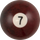 Action RBBM Black Marble Replacement Ball - 7 Billiard Balls