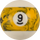 Action RBBM Black Marble Replacement Ball - 9 Billiard Balls