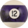 Action RBBM Black Marble Replacement Ball - 12 Billiard Balls