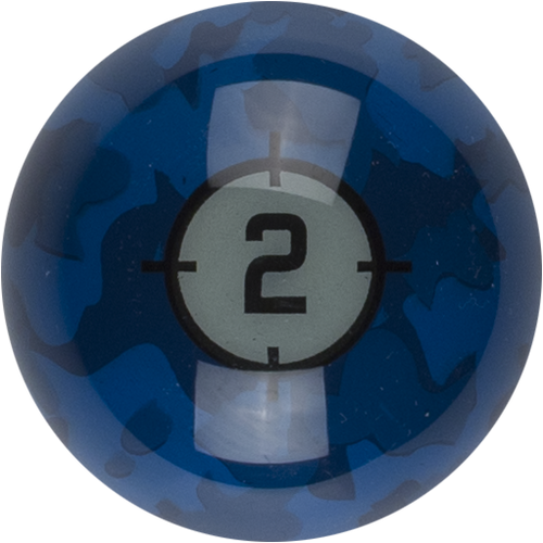 Aramith RBCAM 02 Camoflage Replacement Ball  - 2 Billiard Balls