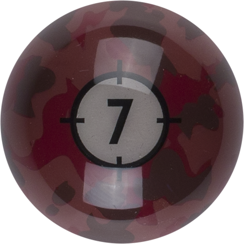 Aramith RBCAM 07 Camoflage Replacement Ball  - 7 Billiard Balls
