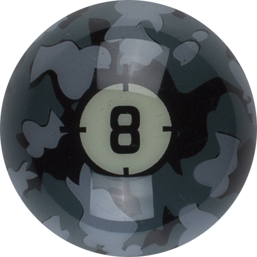Aramith RBCAM 08 Camoflage Replacement Ball  - 8 Billiard Balls