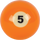 Action RBDLX Deluxe Replacement Ball  - 5 Billiard Balls