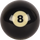 Action RBDLX Deluxe Replacement Ball  - 8 Billiard Balls