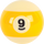 Action RBDLX Deluxe Replacement Ball  - 9 Billiard Balls