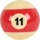 Action RBDLX Deluxe Replacement Ball  - 11 Billiard Balls
