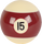 Aramith RBPR 15 Premier/ Crown Replacement Ball  - 15 Billiard Balls