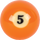 Aramith RBSAP 05 Super Pro Replacement Ball  - 5 Billiard Balls