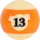 Aramith RBSAP 13 Super Pro Replacement Ball  - 13 Billiard Balls