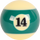 Aramith RBSAP 14 Super Pro Replacement Ball  - 14 Billiard Balls