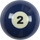 Action RBSTD Standard Replacement Ball  - 2 Billiard Balls