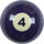 Action RBSTD Standard Replacement Ball  - 4 Billiard Balls